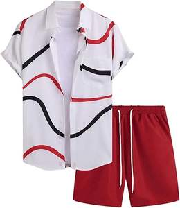 <b>Men</b> Summer Tracksuit <b>Men's</b> Instagram Trend <b>Cool</b> School Style Casual Half Sleeve <b>T</b>-<b>shirt</b> Loose Shorts 2 Pieces Set - Product Image 6