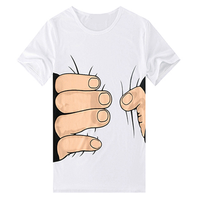T-Shirt à manches courtes pour hommes, 100% coton, fabriqué en usine, nouveau Design, images imprimées personnalisées