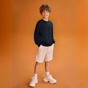 Customized <b>Fleece</b> Kids Sweatshirt For Winter <b>Black</b> Color Cotton <b>Fleece</b> Full Sleeve Anti Pilling Sweatshirt For Toddler - Product Image 5