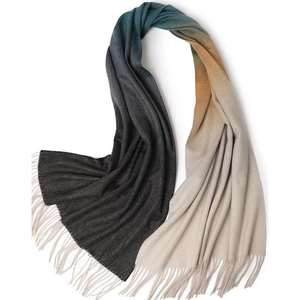 Kivotech Manufacturing High Quality Custom <b>Scarf</b> for Unisex Long Muffler Autumn Winter Solid Color <b>Wool</b> <b>Scarf</b> - Product Image 4