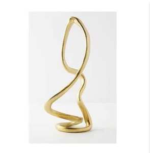 Objetos Decorativos Hechos a Mano de Lujo, Escultura Abstracta de Aluminio Fundido, Disponible en Todos los Acabados, Escultura de Uso General - Product Image 3