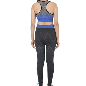 Vêtements de sport femmes sans couture deux pièces Yoga sport soutien-gorge et Leggings Fitness Gym entraînement Yoga ensemble vêtements personnalisés - Product Image 2