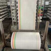 Bon marché Prix Emballage Utilisation PP Tissé Polypropylène Laminé Manches Tubulaire Tissu PP Sac Sac Rouleau 50gsm - 120gsm fabrication de sacs