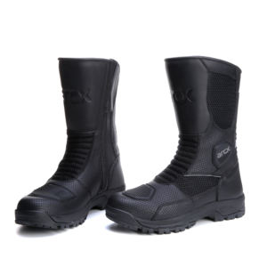 ARCX Cuero perforado Enduro Riding MX Moto <span class=keywords><strong>Botas</strong></span> Zapatos largos para motocicleta Racing Hombres MTB Downhill Boots - Product Image 3