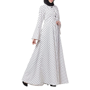 Abaya islamique pour femmes de haute qualité - Personnalisable, tissu en mousseline de coton 100%, taille plus, design simple et uni, coupe trapèze - Product Image 4