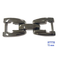Chaînes de chaussures durables en alliage de zinc, boucles métalliques, accessoires décoratifs pour mocassins, chaîne décorative pour chaussures habillées en cuir