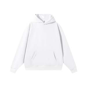 Sudaderas con capucha bordadas para hombre Sudaderas con capucha en blanco Fleece Cotton French Terry Knitted Fabric para sudaderas con capucha - Product Image 2