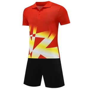 ชุดเสื้อฟุตบอลสีเหลืองสำหรับสโมสรทุกเพศชุดเสื้อฟุตบอล25/26ชุด100% - Product Image 1