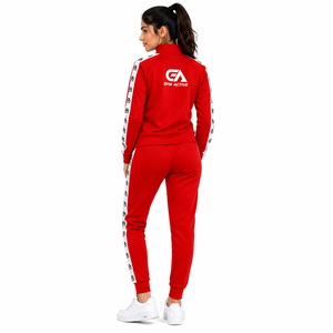 Ensemble de survêtement personnalisé pour hommes et femmes, en polaire unie à capuche, deux pièces, polyester/coton, veste zippée intégrale et pantalon, vêtements de sport, athlétique, gym - Product Image 2