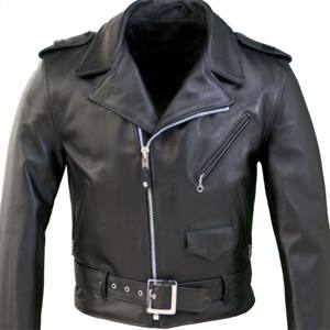 Top Quality 2026 Plain Dyed Fashion Casual Wear 100% Genuine Cow Skin Leather Zipper Closure Breathable <b>Men</b> Leather <b>Jacket</b> - Product Image 6