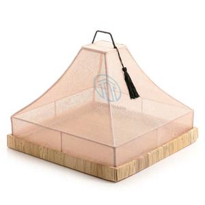 Bandeja natural hecha a mano con una cubierta de lino, perfecta como regalo para Ramadán o cualquier fiesta especial con el mejor precio - Product Image 5