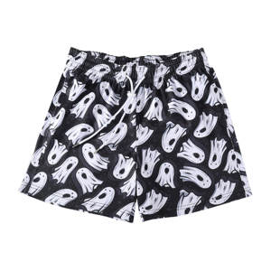 Pantalones cortos deportivos de malla de verano para hombre, pantalones cortos atléticos de entrenamiento con estampado personalizado, bolsillos, sólidos ecológicos para fútbol - Product Image 1