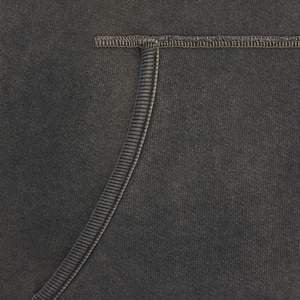 เสื้อฮู้ดพิมพ์ลายกรดสไตล์วินเทจผ้าโพลีเอสเตอร์โอเวอร์ไซส์ผ้าระบายความร้อนสำหรับผู้ชายผู้หญิง XS ปักโลโก้ฤดูหนาว - Product Image 5