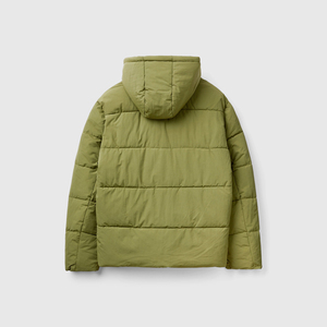 Chaqueta acolchada de invierno para hombre de alta calidad OEM ODM último diseño con cuello con capucha precio al por mayor teñido liso - Product Image 4