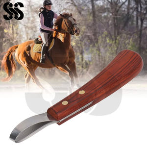 Cuchillo de Herrador Profesional de Acero Inoxidable, Duradero, con Hoja Curva Afilada y Resistente al Óxido para el Recorte de Cascos - Product Image 4