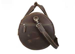 Sac à main en cuir véritable de style vintage de qualité supérieure Sac de voyage multifonctionnel à fermeture à glissière polyvalente - Product Image 5