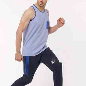 Camiseta sin Mangas Personalizada para Hombre, Informal, Transpirable, Ecológica, de Secado Rápido, 100% Algodón, para Fitness y Entrenamiento - Product Image 4