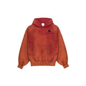 Acid wash hommes hoodies couleur unie manches longues respirant 100% coton surdimensionné sweats à capuche fabriqués au Pakistan - Product Image 4