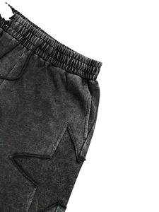 กางเกงขาสั้นผู้ชายสำหรับซักได้ทั้งชายและหญิงกางเกงขาสั้นผ้าปักลายกรดสำหรับเสื้อผ้าชั้นนำออกแบบโลโก้ได้ตามต้องการ - Product Image 4