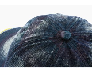 Vente en gros de chapeaux de baseball unisexes, polyester/coton, délavés à l'acide, déchirés, ajustables sur mesure à 6 panneaux - Product Image 3