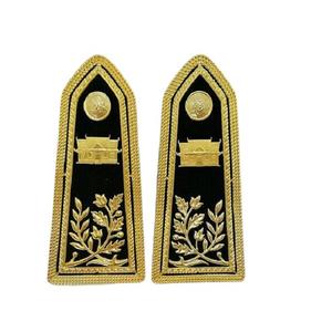 Uniformes professionnels de planche d'épaule rang épaulettes marines Polyester Design personnalisable et taille marchand nautique Royal - Product Image 4