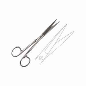 Lames droites/incurvées en acier inoxydable de haute qualité de 10.5cm meilleur manuel de netteté de ciseaux de fonctionnement pour la chirurgie générale - Product Image 5