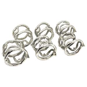 แหวนผ้าเช็ดปากสแตนเลสแบบเรียบง่าย,แหวนผ้าเช็ดปากสำหรับอาหารเย็นล่าสุดสำหรับงานแต่งงาน/งานปาร์ตี้คริสต์มาสแหวนผ้าเช็ดปากสแตนเลส - Product Image 6