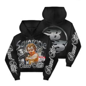 Nuevas sudaderas con capucha lavadas con ácido de alta calidad personalizadas más populares con diseños de personalización creativos Ropa atractiva de ajuste relajado - Product Image 1