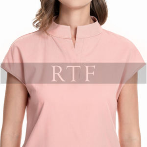 Juego de uniformes de enfermería personalizados Unisex, superventas, opción de talla grande, elástico, transpirable, para mujeres, Jogger, otoño, Spandex médico, Hospital - Product Image 3