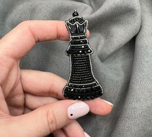 Clear Quartz Gemstone Beaded Brass Gold Plated Waterproof Durable Eco-Friendly Adjustable Dangle Charm Keychain Lobster Claw - Product Image 3