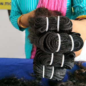 Cabello Indio Virgen al Por Mayor a Precio de Fábrica, Paquete de Cabello Ondulado 100% Humano, Extensiones de Cabello Humano Natural Ondulado de Proveedores de Cabello Virgen - Product Image 6