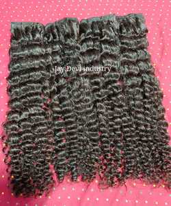 Vente en gros de tissage brésilien bouclé Genius 100% cheveux indiens vierges Remy, vague profonde lâche, toupet pour femmes de haute qualité - Product Image 1