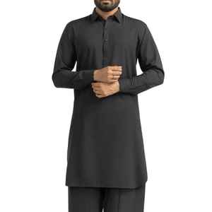Shalwar Kameez pour homme, tenue pakistanaise, meilleurs costumes de créateurs, Panjabi décontracté, respirant, grande taille, polyester/coton, adultes - Product Image 1