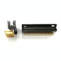 Conector de Caja en Ángulo Recto DIP de Doble Fila con Paso de 1.27mm, Carcasa de PA6T y Acabado de Estaño/Oro, Retardante de Llama UL94V-0 para Electrónica