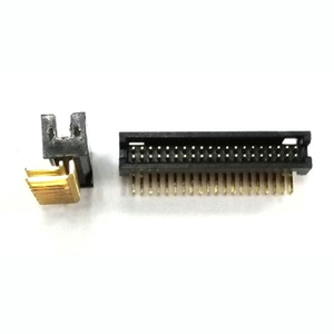 Conector de Caja en Ángulo Recto DIP de Doble Fila con Paso de 1.27mm, Carcasa de PA6T y Acabado de Estaño/Oro, Retardante de Llama UL94V-0 para Electrónica - Product Image 1