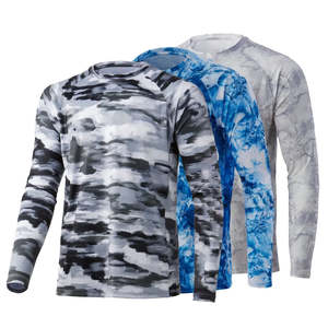 Camisas de pesca sublimadas de alta calidad Upf 50 + Sudadera CON CAPUCHA DE PESCA Anti-Uv ligera Camiseta de pesca de torneo de rendimiento - Product Image 1