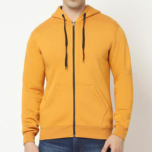 2025 vente chaude hommes sweats à capuche nouvelle haute qualité en gros Logo personnalisé conception coton plaine fermeture éclair sweats à capuche pour hommes - Product Image 1