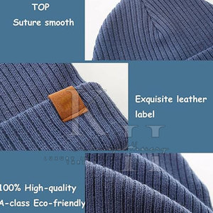 OEM Service Fashionable Custom Beanie <b>Hats</b> Top Quality <b>Men</b> And Women High Quality Beanie <b>Hats</b> - Product Image 5