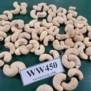 Kaju เม็ดมะม่วงหิมพานต์ santigo เม็ดมะม่วงหิมพานต์ noix de cajou W450 MOQ ต่ำแพ็คตามต้องการ - Product Image 1