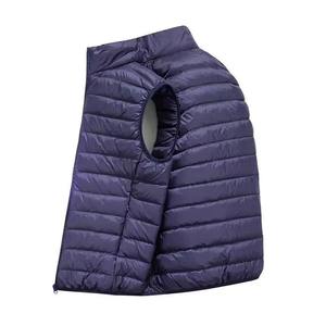 เสื้อกั๊กขนเป็ดลำลองของผู้ชายเสื้อแขนกุดเสื้อแจ็คเก็ตไนล่อนกันลมระบายอากาศมีหลายกระเป๋า - Product Image 5