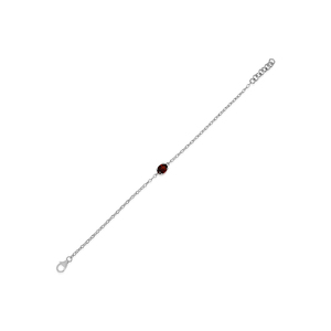 Forma geométrica gemas piedra 925 plata esterlina aguamarina pulsera de piedras preciosas - Product Image 3