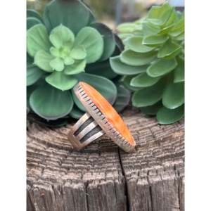 Bague en argent sterling Tommy Jackson Spiny Oyster, taille 9,5, prête à offrir - Product Image 3