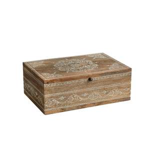 Super Offer Wooden Storage <b>Box</b> Handcrafted Design Natural Wood <b>Box</b> Mango and Acacia Wood <b>Keepsake</b> <b>Box</b> with Multiple Use - Product Image 4