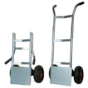 <b>Foldable</b> Four-Wheel <b>Trolley</b> with Galvanized Steel Nylon Rim 100kg Load Capacity Industrial Storage Use OEM Support Plywood Frame - Product Image 2