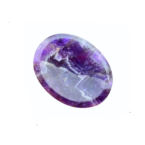 Feng Shui & Fairy Style Pulido Crystal Thumb Amethyst Piedra preciosa curativa semipreciosa para Palm Worry Crystal Stone - Product Image 1
