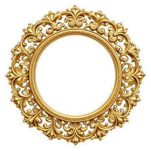 Mini Marco Redondo de Latón Estilo Art Deco para Decoración de Uñas, Decoración del Hogar y Accesorios de Fotografía, Regalo Retro - Product Image 5