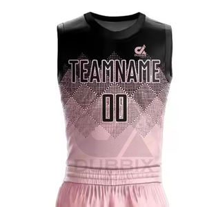 Uniforme de basket-ball de couleur unie dernière conception nouveau style qualité supérieure respirant et vente en ligne adaptée aux grandes tailles - Product Image 4