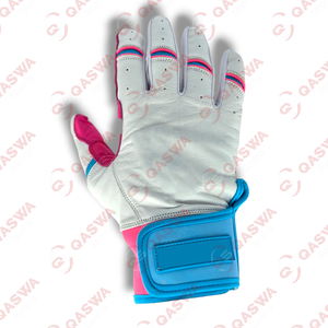 Gants de frappe de baseball professionnels de haute qualité Logo personnalisé Couleur Manchette courte Conception Matériau en cuir de qualité - Product Image 3