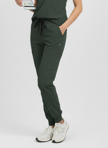 Profesional Jogger Scrub Pant Moderno Ajuste favorecedor Médico Scrubs Fabricantes Bordado Logo Scrubs Uniforme Fabricante - Product Image 5