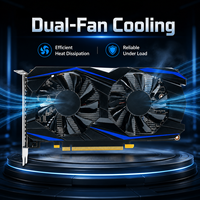 Carte graphique de jeu GTX 550 Ti 6 Go DDR5 192 bits 1080p pour PC, double ventilateur, DVI/VGA pour PCI Express 2.0 X16, ordinateur de bureau